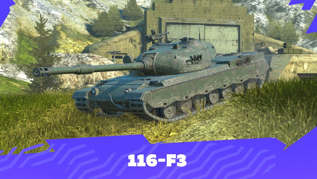 Купить Премиум Танк 116-F3 для Tanks Blitz | Танкс Блиц