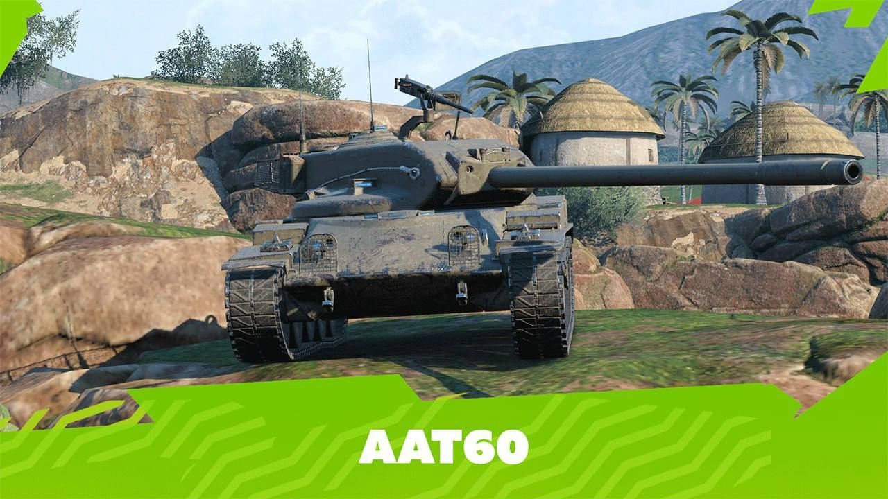 Купить Премиум Танк AAT60 для Tanks Blitz | Танкс Блиц