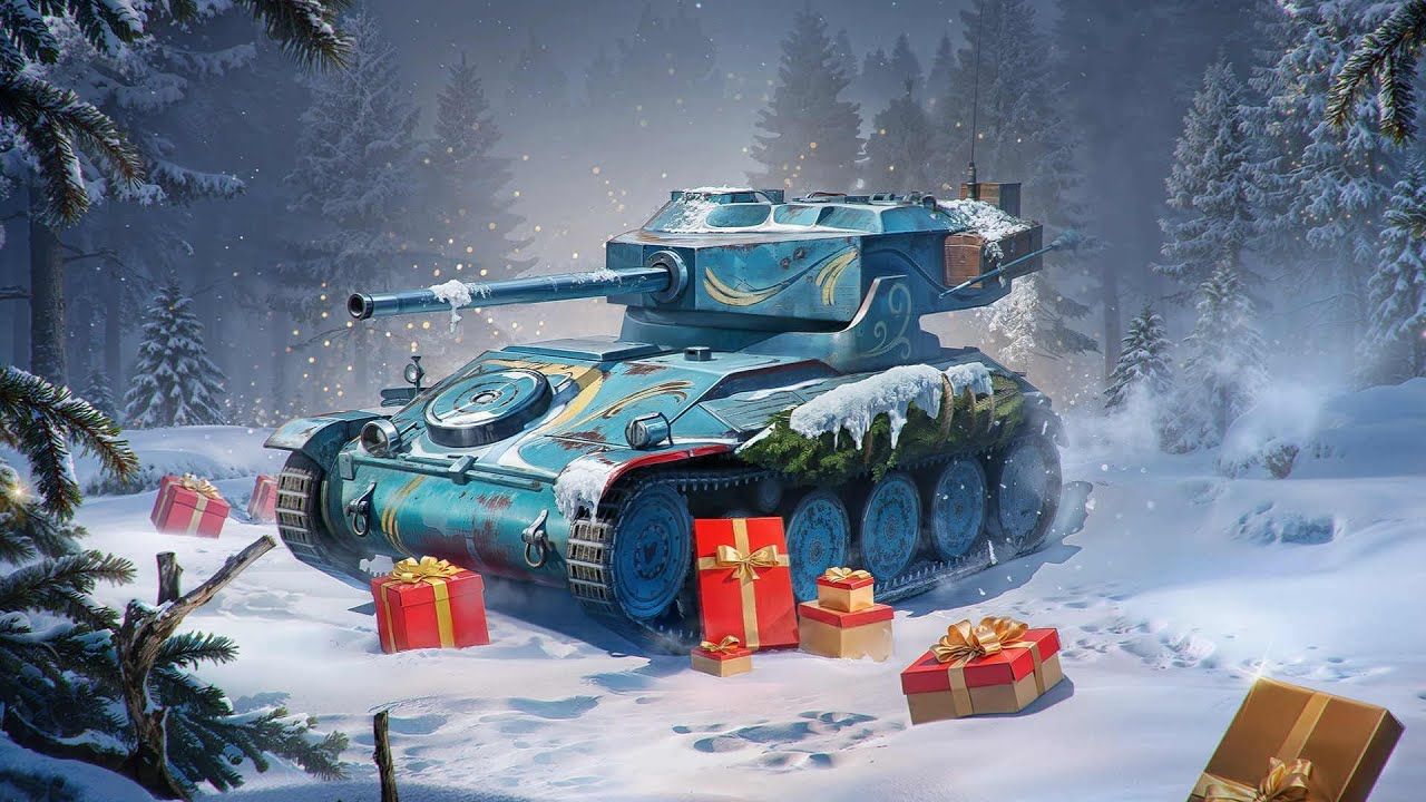 Купить Премиум Танк AMXmas для Tanks Blitz | Танкс Блиц