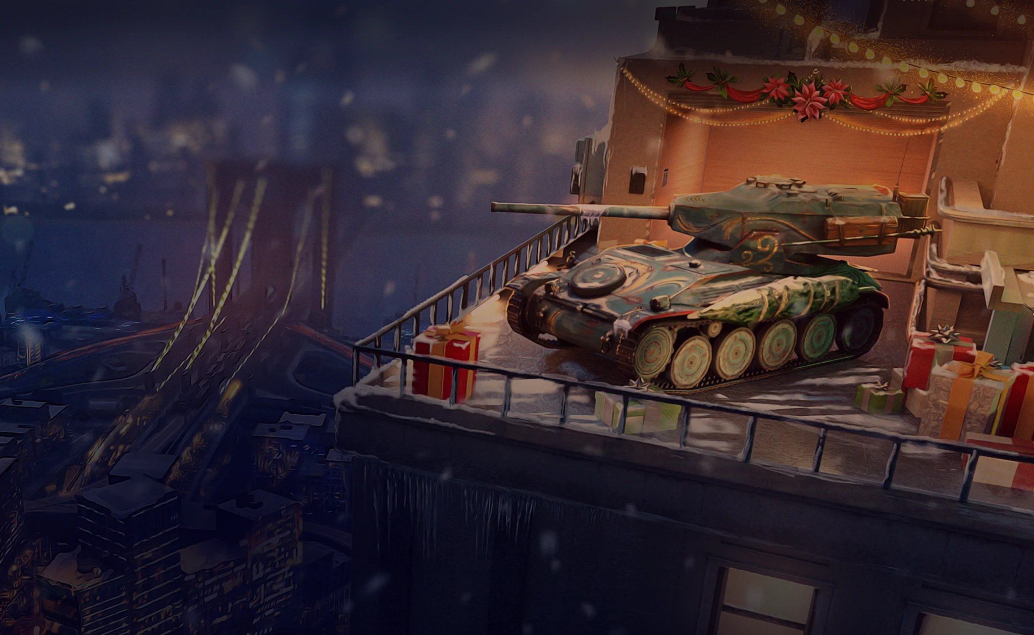 Купить Премиум Танк AMXmas для Tanks Blitz | Танкс Блиц