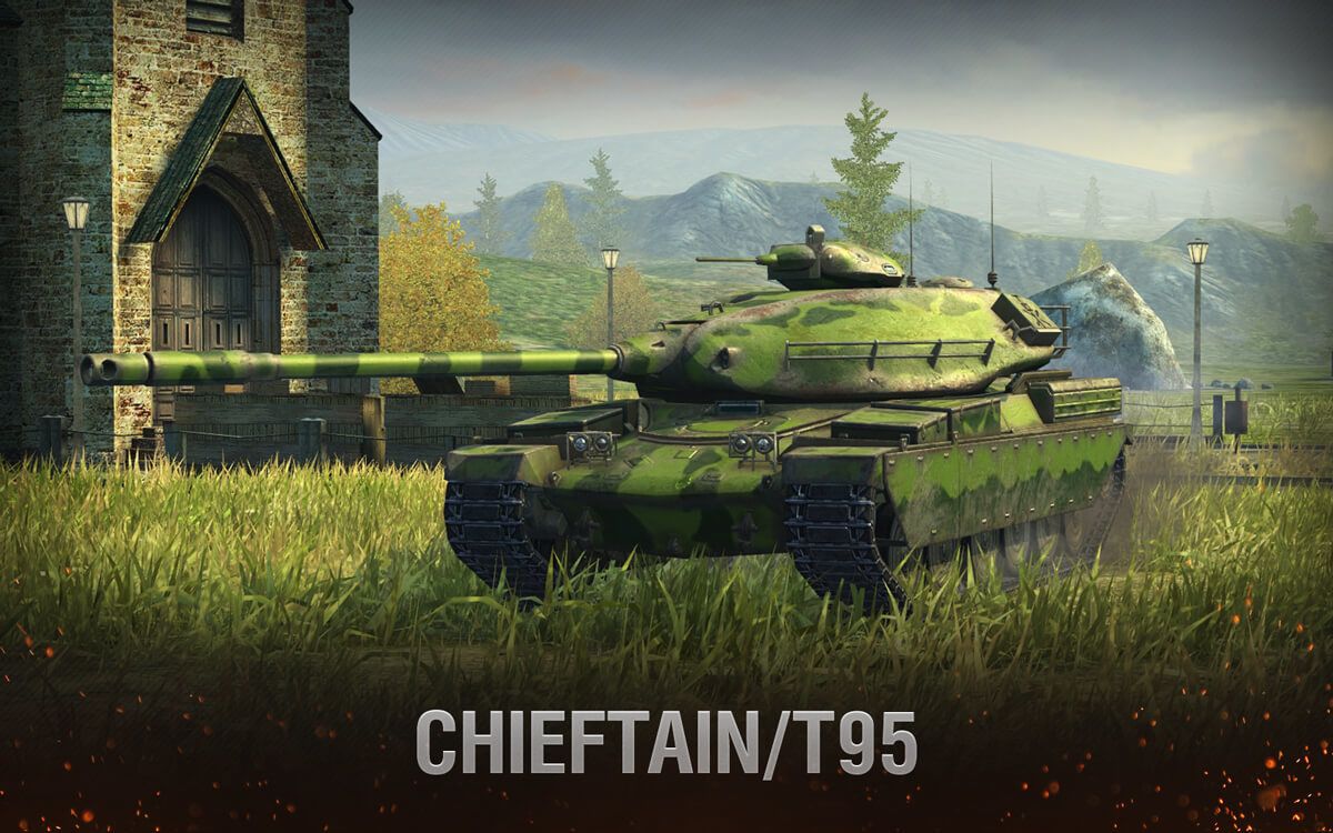 Купить Премиум Танк Chieftain T95 для Tanks Blitz | Танкс Блиц