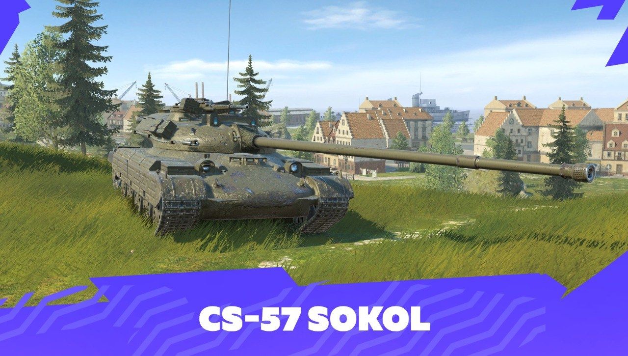 Купить Премиум Танк CS-57 Sokol для Tanks Blitz | Танкс Блиц