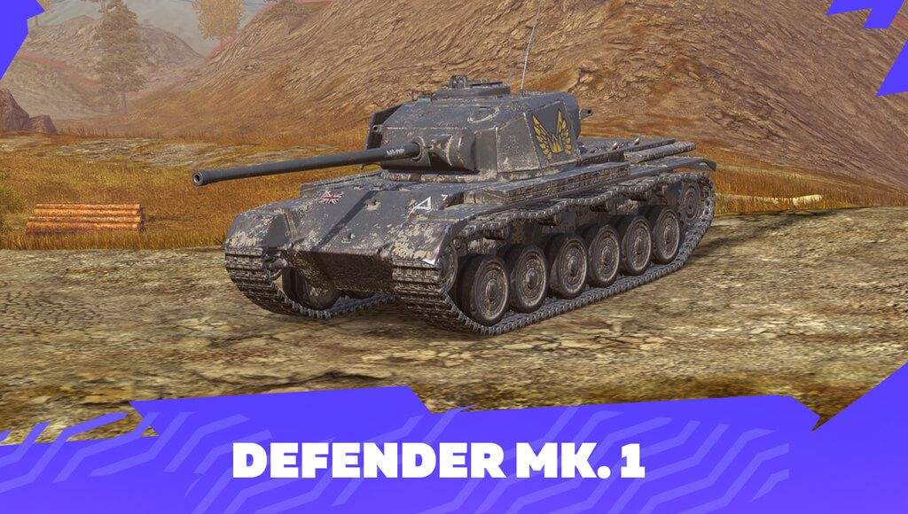 Купить Премиум Танк Defender Mk. 1 для Tanks Blitz | Танкс Блиц