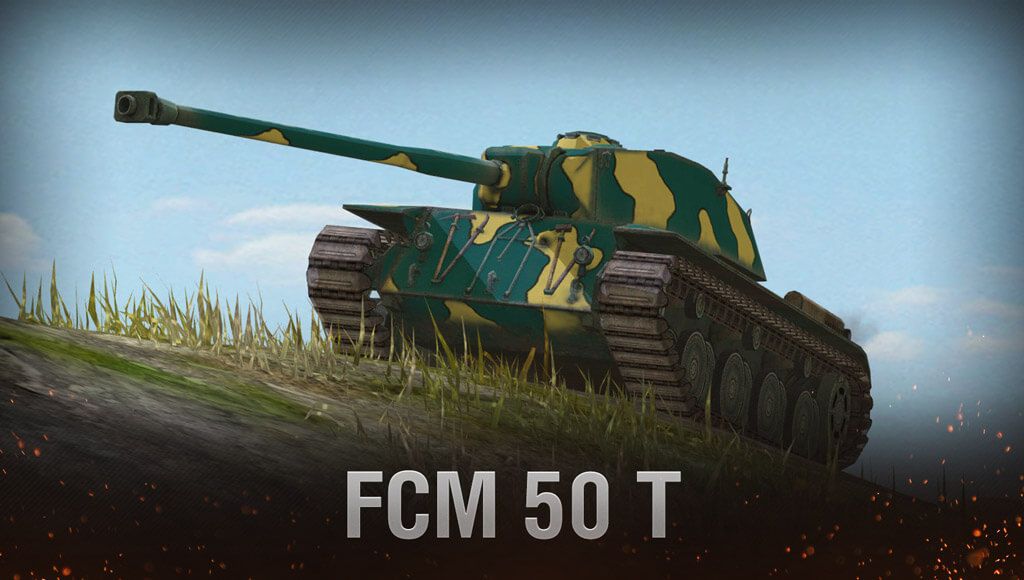 Купить Премиум Танк FCM 50 t для Tanks Blitz | Танкс Блиц