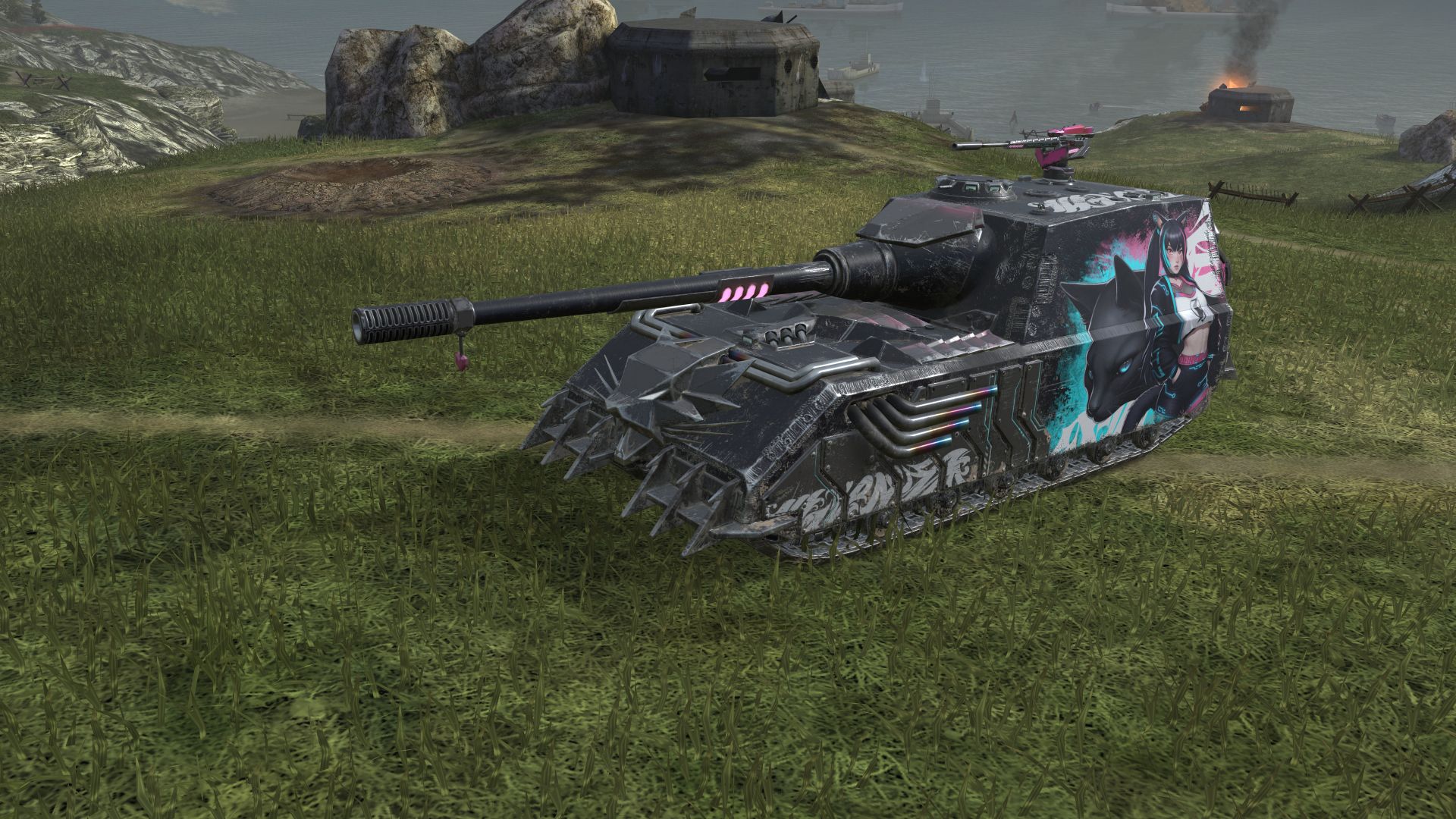 Купить Премиум Танк Камуфляж «Катана» для StuG Maus для Tanks Blitz | Танкс Блиц