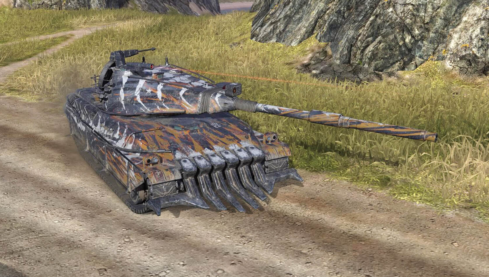 Купить Премиум Танк Камуфляж «Саламандра» для AMBT для Tanks Blitz | Танкс Блиц