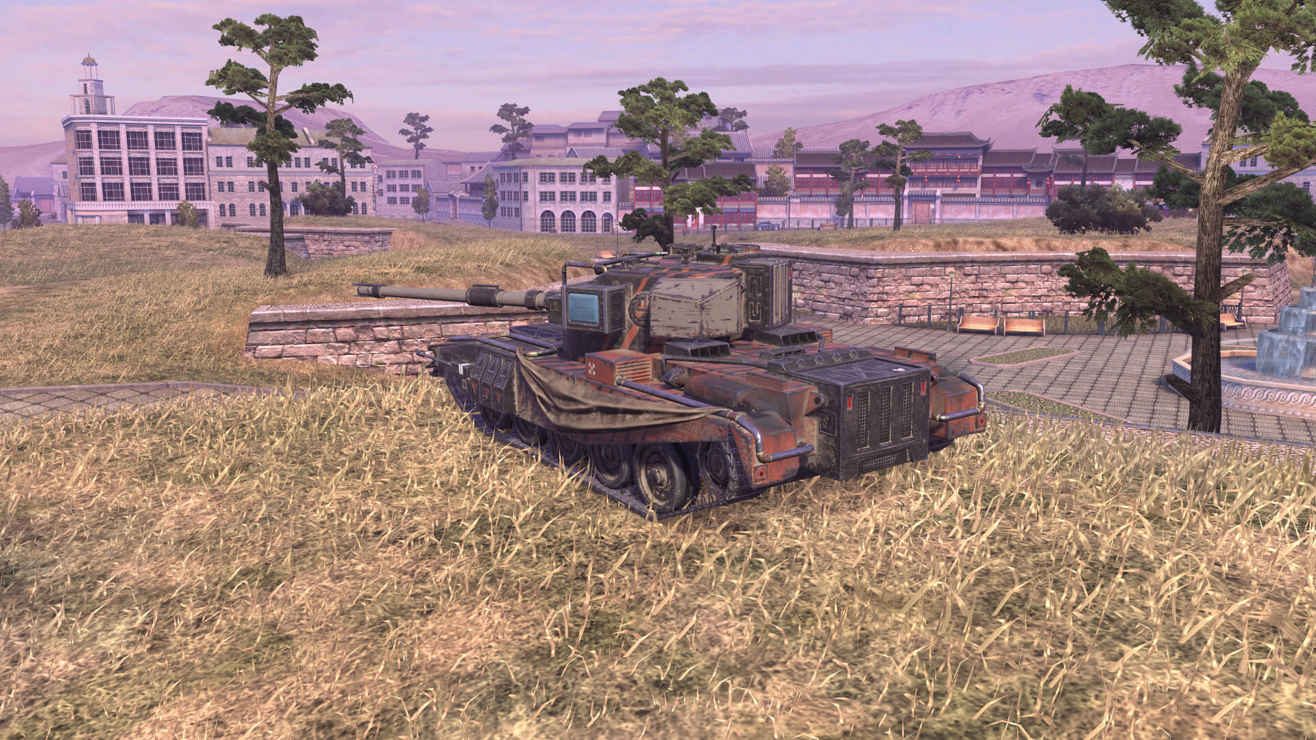 Купить Премиум Танк Камуфляж «Злоумышленник» для FV4202 для Tanks Blitz | Танкс Блиц