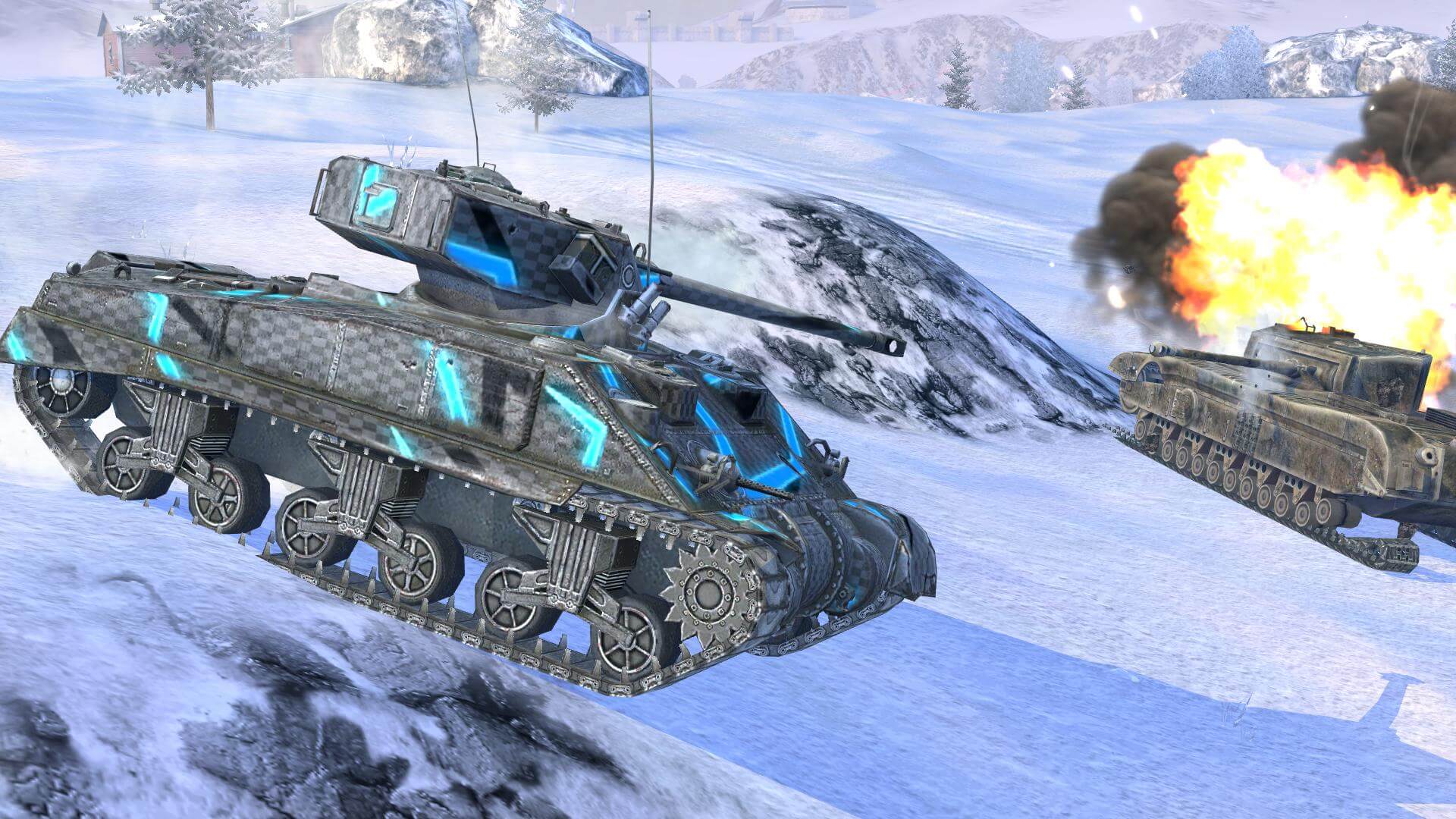 Купить Премиум Танк M4/FL10 для Tanks Blitz | Танкс Блиц