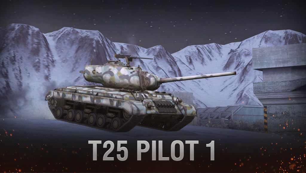 Купить Премиум Танк T25 Pilot 1 для Tanks Blitz | Танкс Блиц