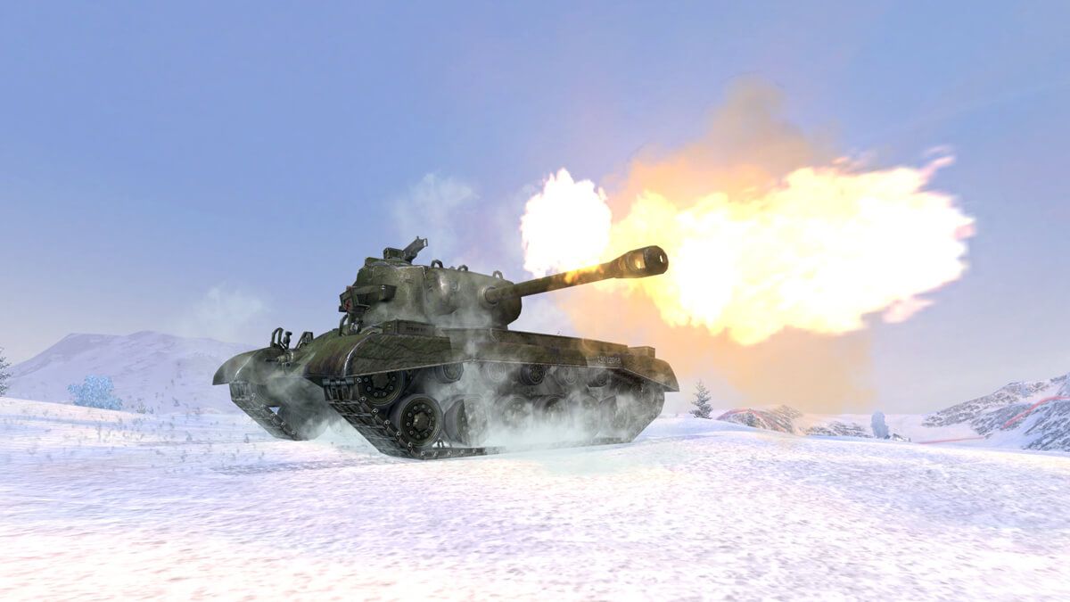 Купить Премиум Танк T26E3 Eagle 7 для Tanks Blitz | Танкс Блиц