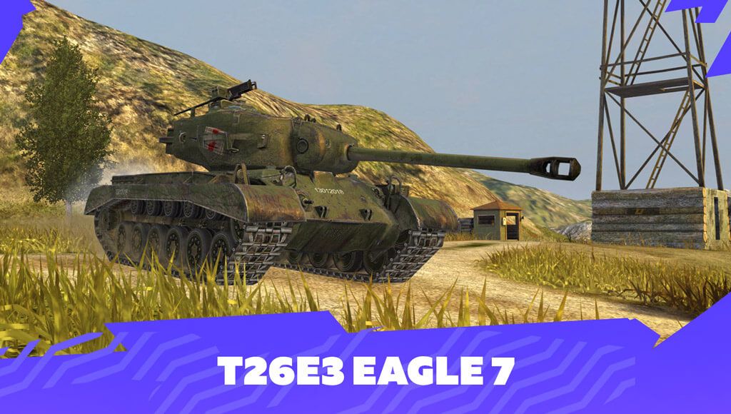 Купить Премиум Танк T26E3 Eagle 7 для Tanks Blitz | Танкс Блиц