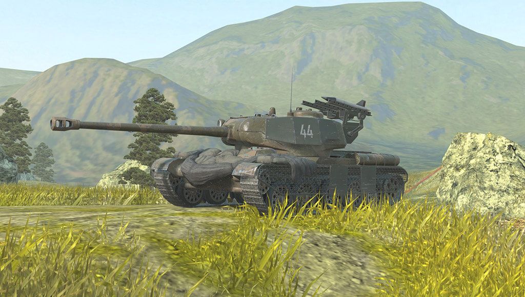 Купить Премиум Танк Камуфляж «Пусковой» для Т-44-122 для Tanks Blitz | Танкс Блиц