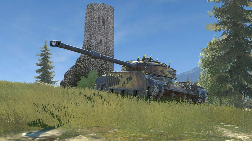Купить Премиум Танк TL-7-120 для Tanks Blitz | Танкс Блиц